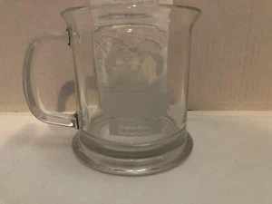 Rare Vintage Fisher Price Little People Glass Dog Mug possible employee gift - Picture 1 of 2