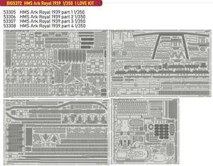 Eduard Big-Ed BIG5372 1:350 HMS Ark Royal 1939 - Picture 1 of 1