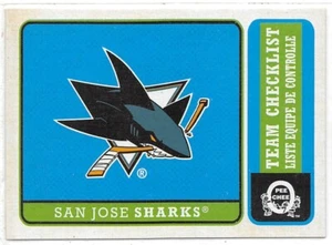2018-19 O-Pee-Chee retro espalda en blanco #585 San Jose Sharks CL - Imagen 1 de 2