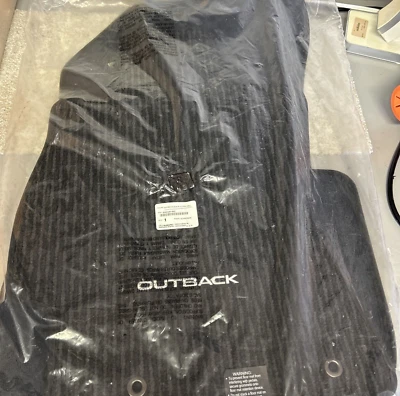 Juego de 4 alfombrillas Subaru Outback OEM 2016-2018 tela negra J606SAL002 "SELLADAS" Foto 1 de 4