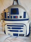 RARE Loungefly Star Wars R2D2 Backpack - Full Size- NWOT, Lego Luke and R2 charm