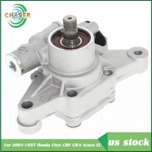 Power Steering Pump For 2001 2000 1999 1998 1997 Honda Civic CRV CR-V Acura EL - Picture 1 of 10