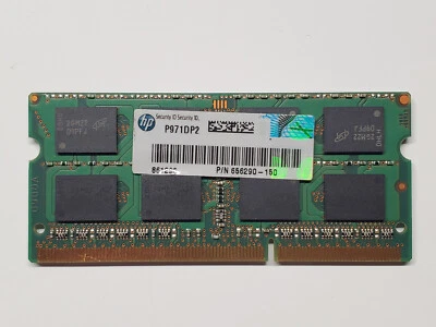 GENUINE HP 4GB 2RX8 PC3-12800S SODIMM MEMORY RAM TESTED - Image 1 of 2