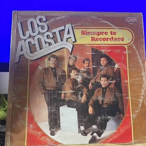 LOS ACOSTA  / SIEMPRE TE RECORDARE / VINYL RECORDS 33RPM ECO - Picture 1 of 4