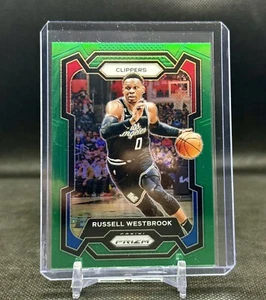 2023-24 Panini Prizm Green Prizm Russell Westbrook #39 - Picture 1 of 2