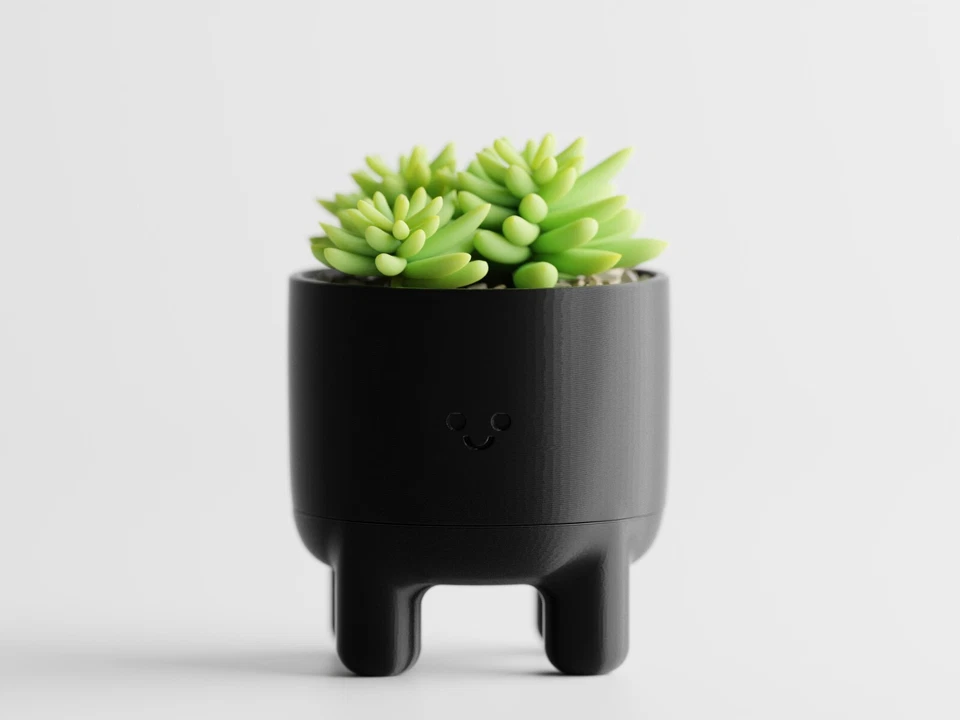 Smooth Planter Melo ---------Black - Image 1 of 4
