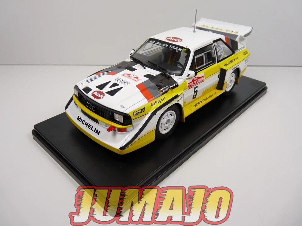 RVQ36 Voiture Rallye 1/24 SALVAT Models : AUDI Sport Quattro S1 1985 #5 Rohrl - Immagine 1 di 1