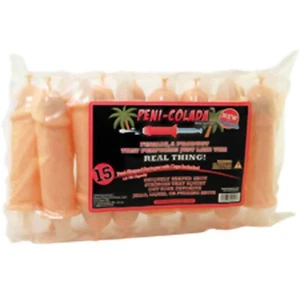 15 Pack - Peni-Colada Gelatin Shot Syringes - Pink - Picture 1 of 3