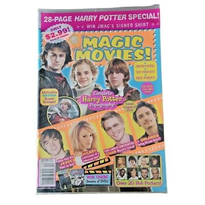 Magic of the Movies Magazine December 2005 Harry Potter Special Posters Pop Star Foto 1 de 4