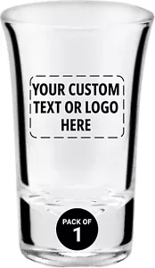 Personalisiertes Schnapsglas (1,5 oz) kostenlose Gravur Bräutigam & Brautjungfer - Bild 1 von 5