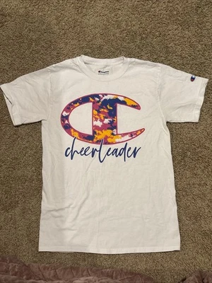 Champion Women’s Size Small Athletic Wear White Logo On Front Cheerleader - Image 1 of 4