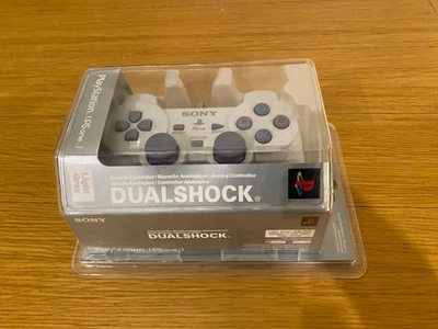 Dualshock Grey PS1 PSOne Sony Playstation Official Controller SCPH-110 Sealed - Image 1 of 4