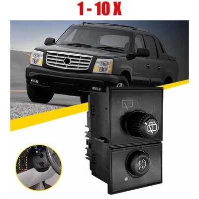 Fit Chevy Silverado 2500 2003-04 Fog Lamp Switch Cargo Light Control 9Pin 1-10X — 第 1/4 张图片