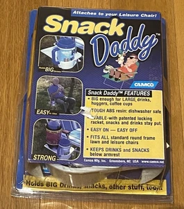 Camco Snack Daddy Snack Tray Vintage Leisure Chair Attachment - Picture 1 of 14