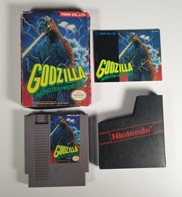 Godzilla: Monster of Monsters (Nintendo NES) Authentic - Complete CIB - Tested