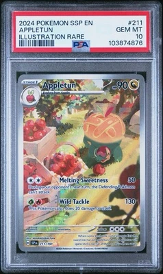 Appletun 211/191 Sv08: Surging Sparks Holo PSA 10 Gem Mint - Image 1 of 3