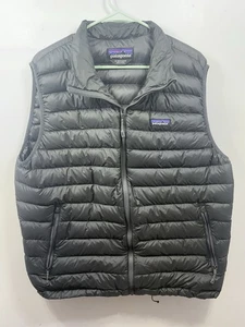 Chaleco Patagonia Para Hombres XL Negro Plumón de Ganso Puffer Aire Libre Senderismo - Imagen 1 de 6