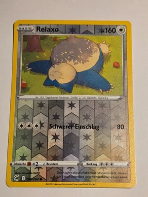 Snorlax (FST 206)●GERMAN●COMMON●REVERSE●POKEMON●Fusion Strike●2021●NM●C589 - Image 1 of 2