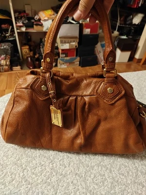 Marc by Marc Jacobs Classic Q Groovee Shoulder Bag Brown Pebble Leather - Image 1 of 4