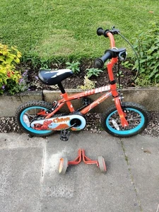 Apollo Boys Pedal Push Bike Dinosaur Age 3-5 14" Inch Wheels with Stabilisers - Picture 1 of 10