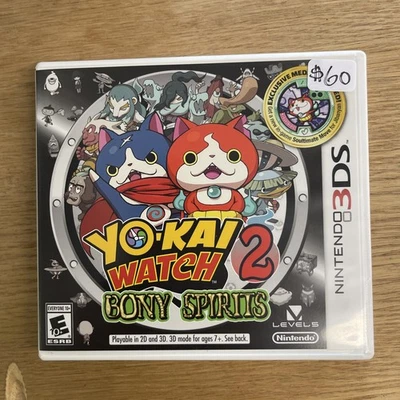 YO-KAI WATCH 2: Bony Spirits (Nintendo 3DS, 2016) - Image 1 of 3