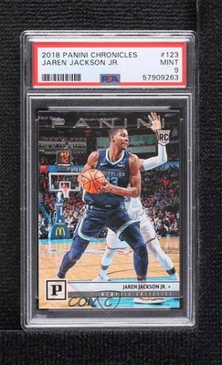 2018-19 Panini Chronicles Panini Jaren Jackson Jr #123 PSA 9 MINT Rookie RC - Image 1 of 2