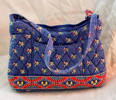 VERA BRADLEY EMILY HOBO СТИЛЬ СУМОЧКИ - Б/У, НО В ХОРОШЕМ СОСТОЯНИИ - ЧИТАТЬ - Изображение 1 из 4