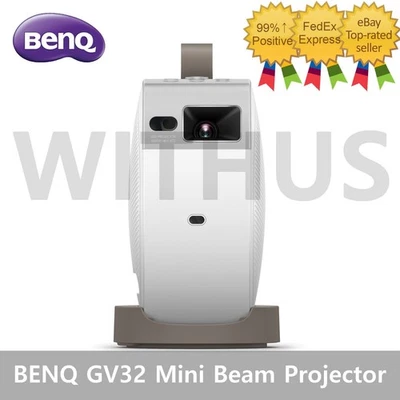 BenQ GV32 Mini Beam Projector 500lm 1080p 1920x1080  Smart Ceiling Projector - Image 1 of 4