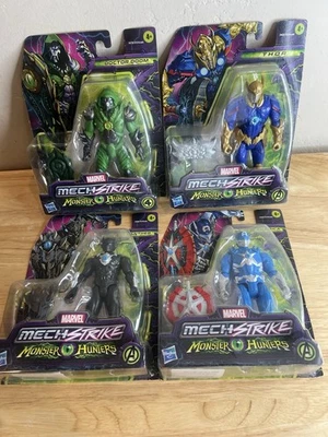 Boneco Marvel Mech Strike Monster Hunters Thor, Capitão América/outros-R46-367 - Imagem 1 de 2