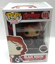 Funko POP! #103 Black Widow w/ Shield Avengers Age of Ultron Gamestop Exclusive