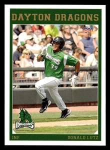 2011 Choice Dayton Dragons Donald Lutz #15 Dayton Dragons