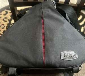 CADeN Camera Bag Sling Backpack Camera Case Waterproof with Rain Cover - Picture 1 of 9