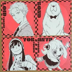 Posavasos de papel extra SPY x FAMILY Anya Loid Yor Bond Forger Endo Jump + Anime JP - Imagen 1 de 1