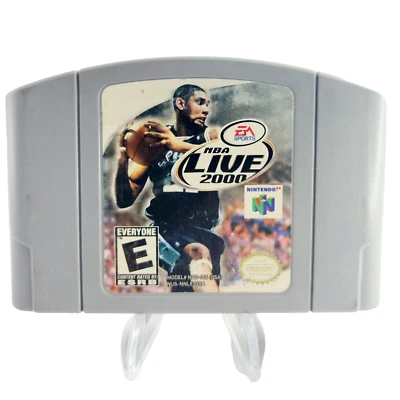 NBA Live 2000 Nintendo 64 N64 Game NTSC Tested Cleaned Authentic Retro - Image 1 of 2