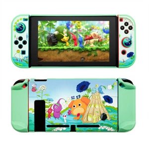 Nintendo Switch Case OLED Cover Shell Pikmin Accessories For Joycon Controller - Picture 1 of 11