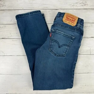 Levi's 511 Performance Slim Blue Jeans Boys Size 8 Reg 24x25 (measures 24x22.75) - Picture 1 of 11