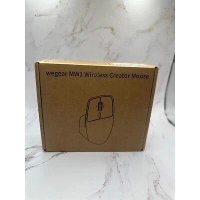 Wegear Wireless Creator Mouse Ergonomic Design Adjustable DPI Black - Image 1 of 3