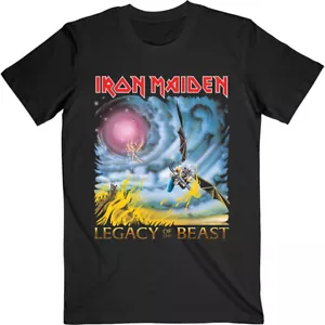 Iron Maiden The Flight Of Icarus Black T-Shirt OFFICIAL - Picture 1 of 2