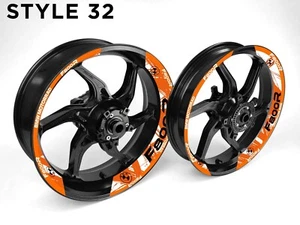 BMW F800R Moto Cerchione Avvolgere Adesivi Decalcomanie Per 43.2cm Dischi - Bild 1 von 24
