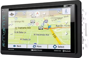 SOUNDSTREAM VRN-65HB DOUBLE-DIN APTIX GPS BLUETOOTH DVD CAR STEREO 6.2" MONITOR - Picture 1 of 6