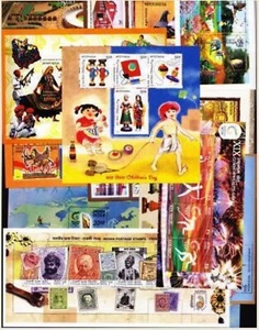 India 2010 Full Complete set of Miniature sheets 12v Assorted topics MNH - Picture 1 of 13