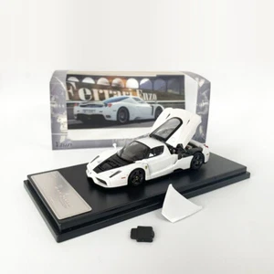 King 1:64 Model Car Ferrari Enzo Open Black Cover Alloy Sport Vehicle -White - Picture 1 of 7