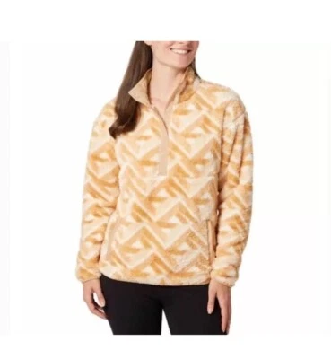 Pullover de felpa a presión Hurley para mujer, talla pequeña naranja nuevo con etiquetas Foto 1 de 4