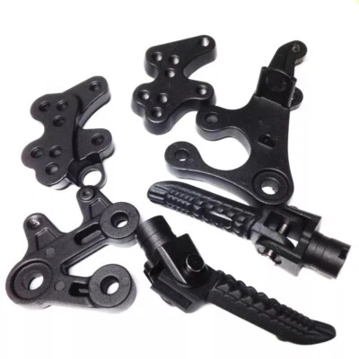 Soporte estriberas delanteras negro para Suzuki GSXR1000 GSX-R1000 2005-2008 2006 2007 Foto 1 de 4