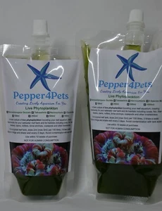 Live Marine Phytoplankton (Nannochloropsis), concentrated (1000ml) - Picture 1 of 7
