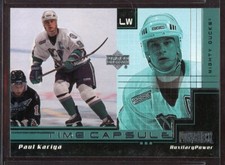 1999-00 Upper Deck PowerDeck Time Capsule Auxiliary #T2 Paul Kariya *S1319