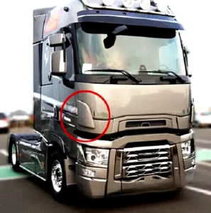 Left/Right Dirt Deflector Spoilers & Wind Deflectors for Renault T Trucks - Picture 1 of 5