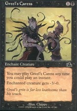 1x Greel's Caress - Foil MTG Prophecy NM Magic Foil