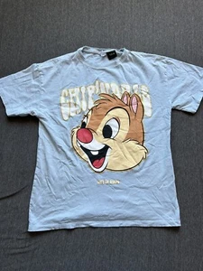 Chip N Dale Youth T-Shirt Size 11-12 Light Blue Zara For Disney - Picture 1 of 6