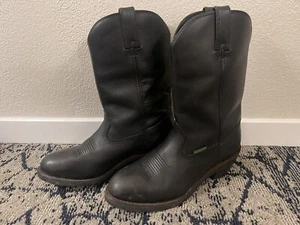 Dan Post DP69680 13-inch Black Albuquerque Waterproof Leather Cowboy Boot 10.5 - Picture 1 of 9